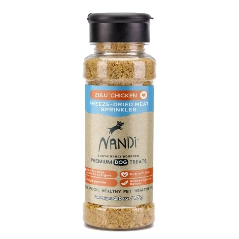 $10 ONLY: Nandi Freeze-Dried Meat Sprinkles (Zulu Chicken)