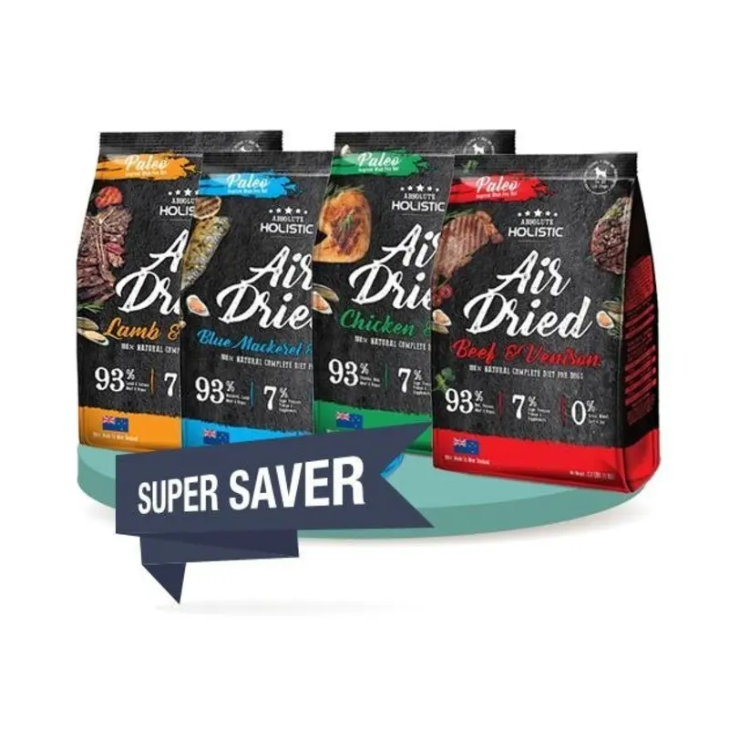 Absolute Holistic Air Dried Food 1kg (3-Pack Saver Bundle)