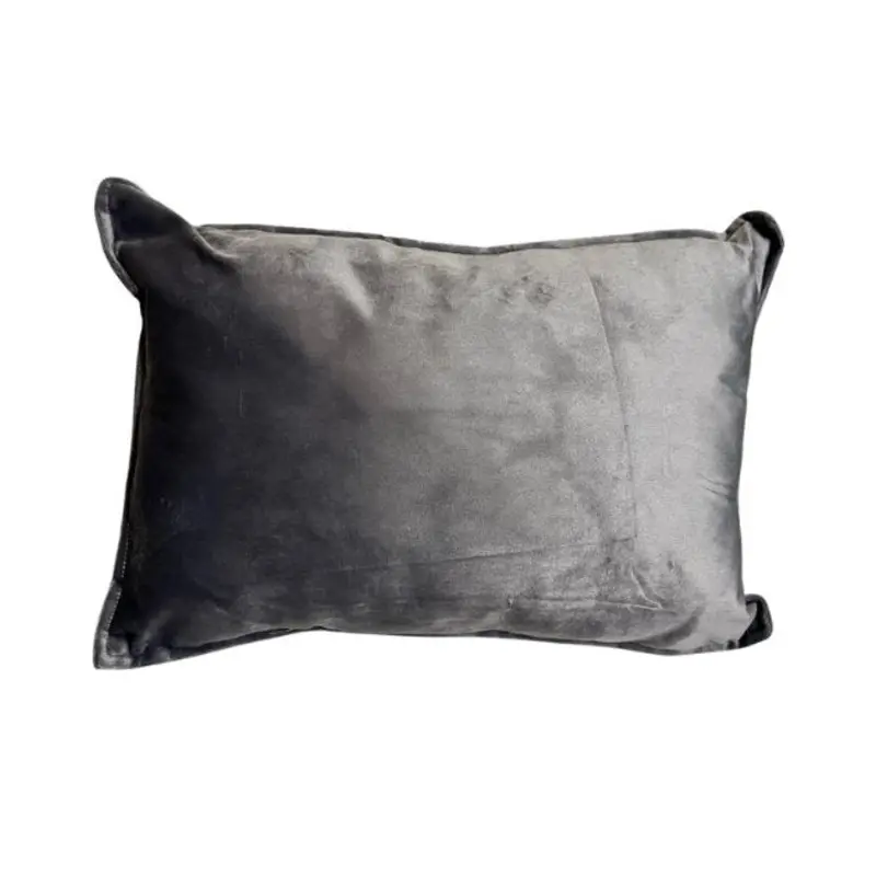 Big Borky Dog Head Pillow (Cloudy Grey)