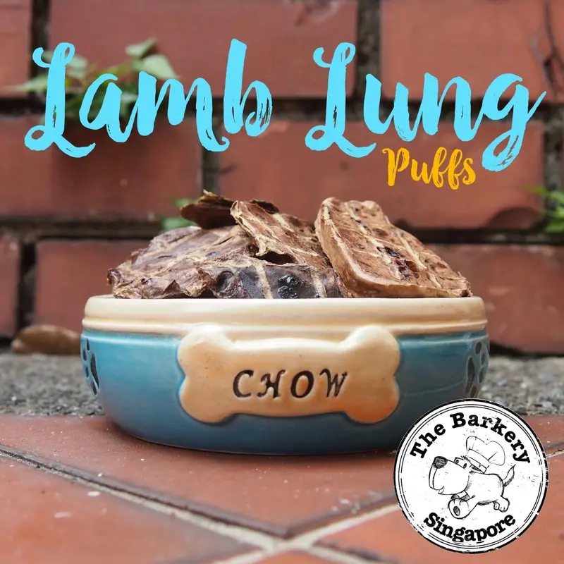 The Barkery Dehydrated Lamb Lung Dog Treats