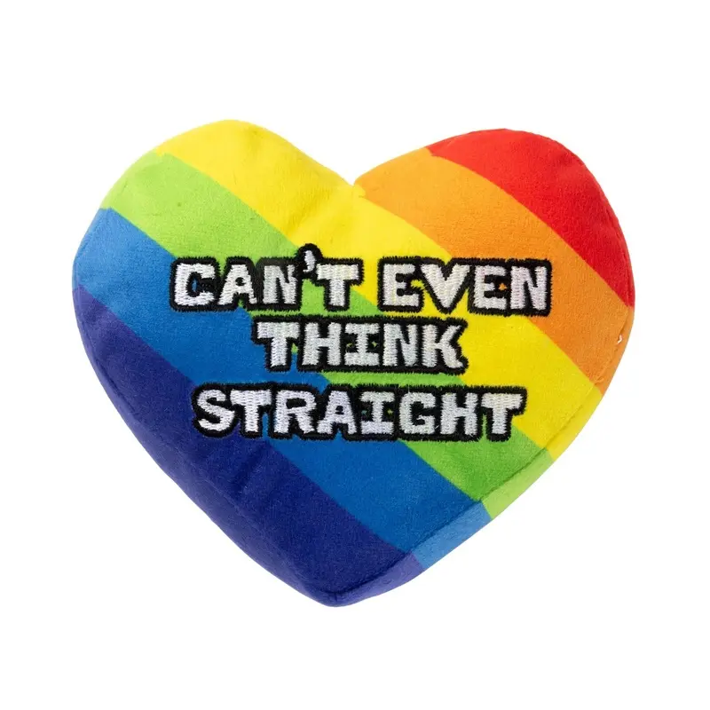FuzzYard Pride Plush Dog Toy (Can't Think Straight)
