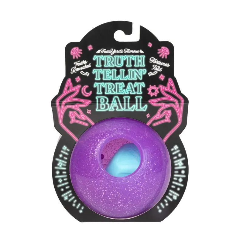 Fuzzyard Treat Dispensing Interactive Dog Chew Toy (Truth Tellin' Treat Ball)