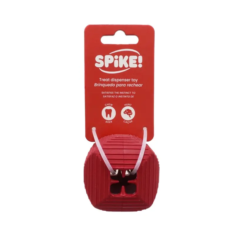 Spike! Chew and Fetch Treat Cube Treat Dispensing Dog Toy