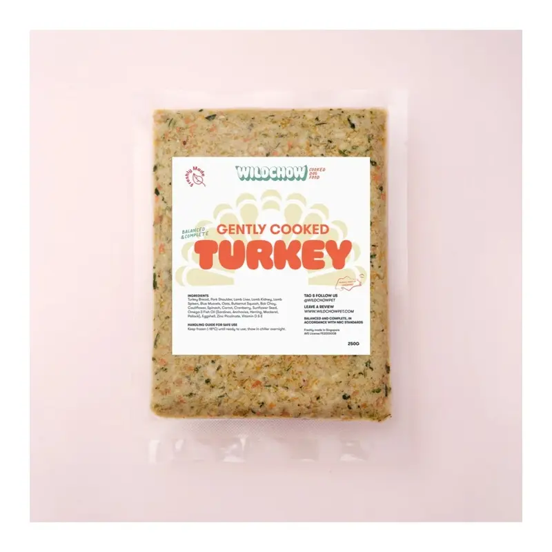 WildChow Cooked Dog Food (Turkey)