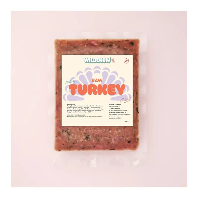 WildChow Raw Dog Food (Turkey)