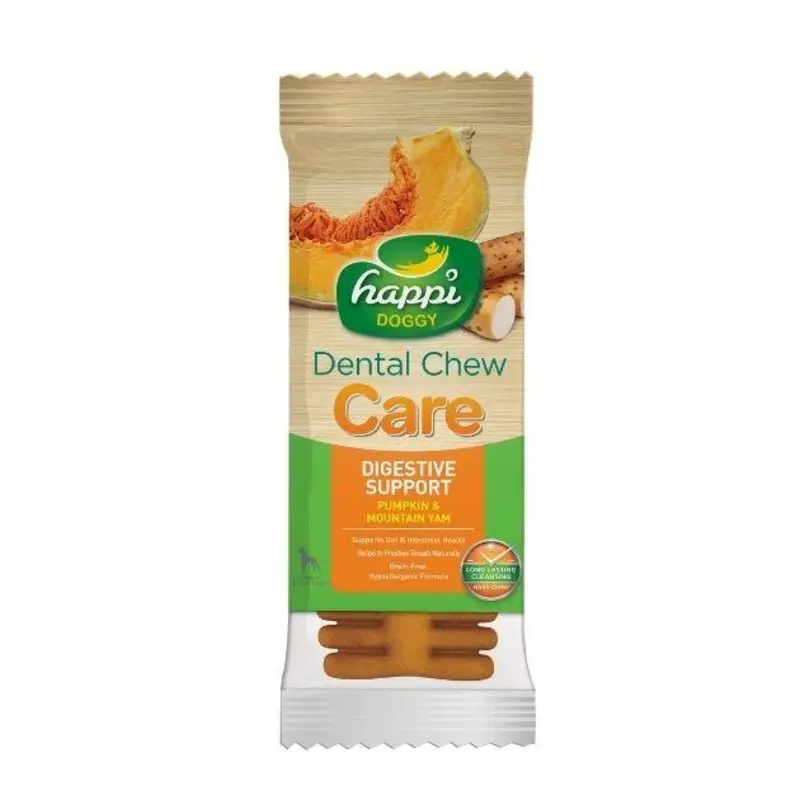 $1.20 ONLY [CLEARANCE]: Happi Skippi (Happi Doggy) CARE Dental Dog Chews (Digestive Support)