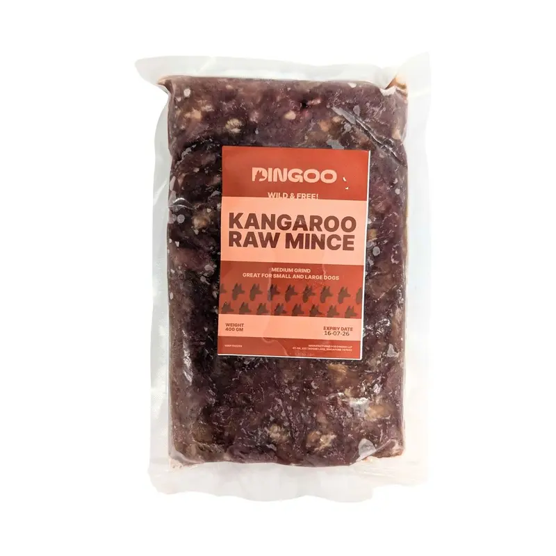 Dingoo Medium Grind Raw Dog Food (Kangaroo Raw Mince)