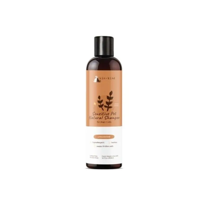 Kin+Kind Sensitive Skin Oatmeal Unscented Natural Dogs & Cats Shampoo
