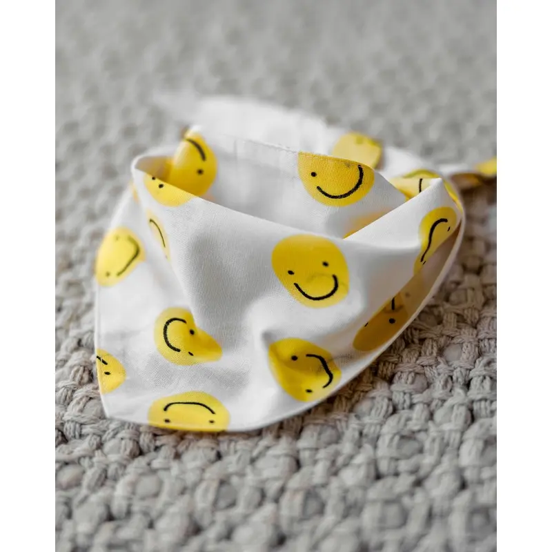 Stella Smiley Face Dog Bandana