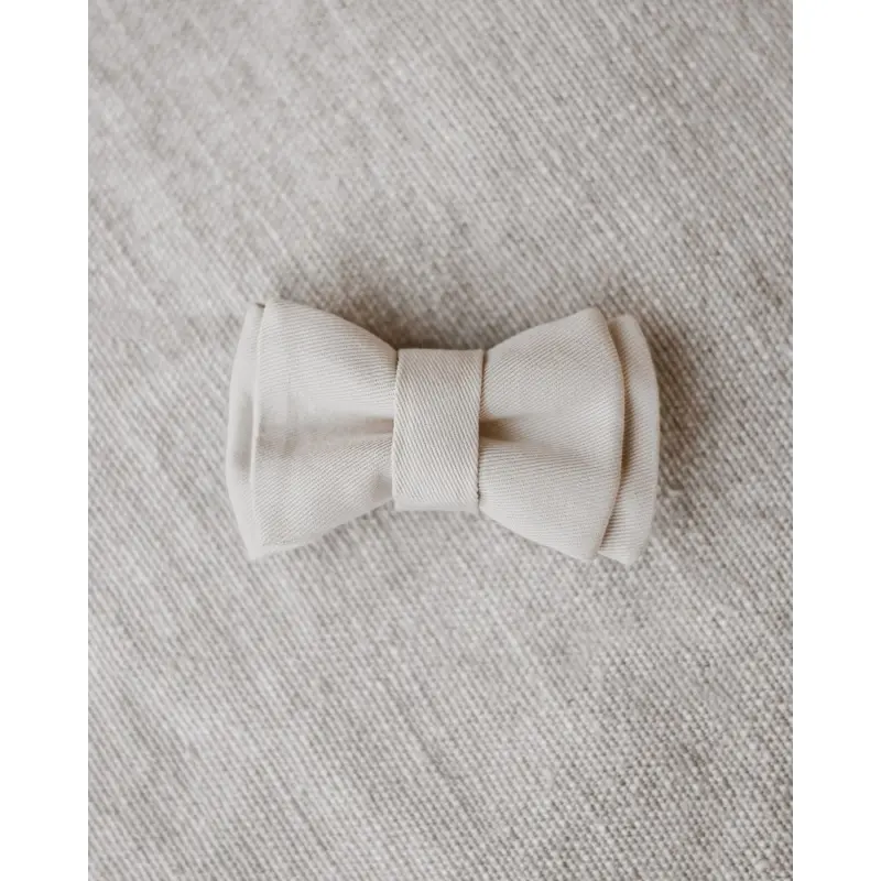 Walk of the Town Ivory Dog Bow Tie