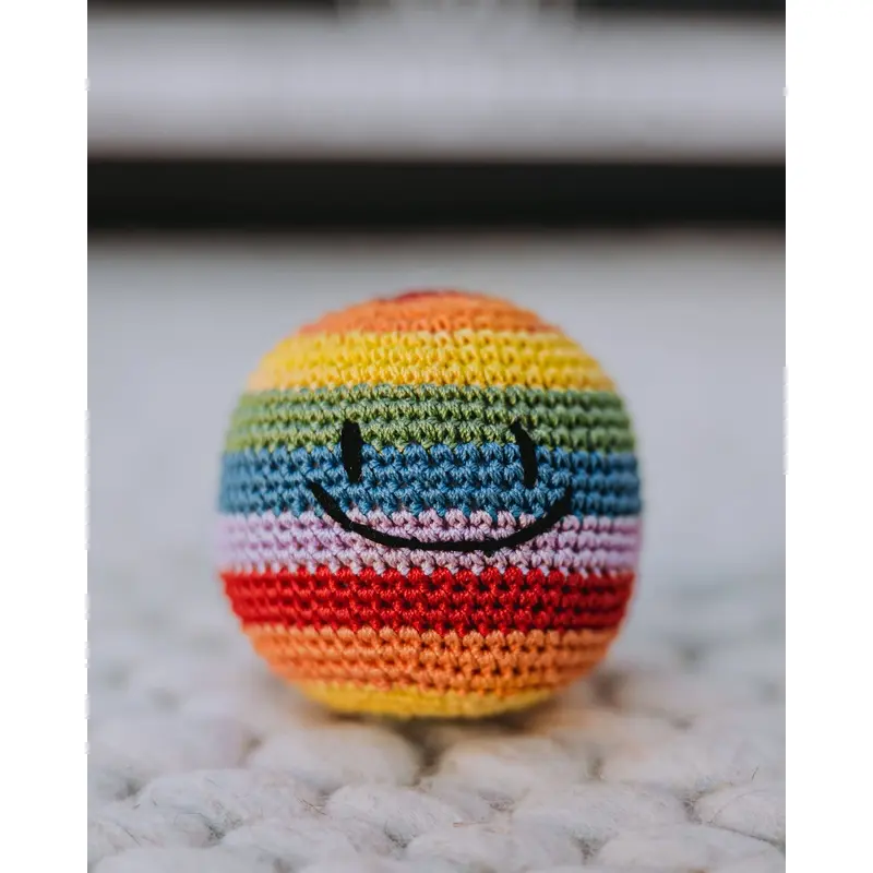 Basic Studio Smiley Face Ball in Rainbow