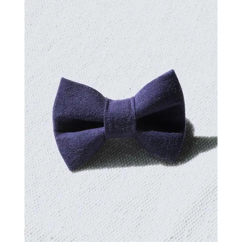Take a Bow Navy Linen Bow Tie