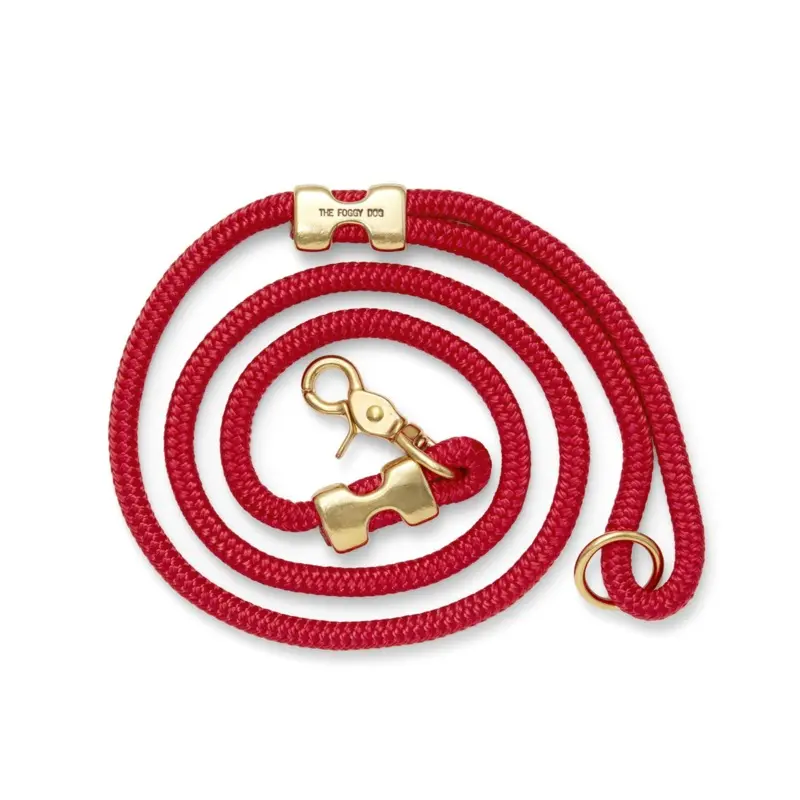 The Foggy Dog Ruby Marine Rope Dog Leash