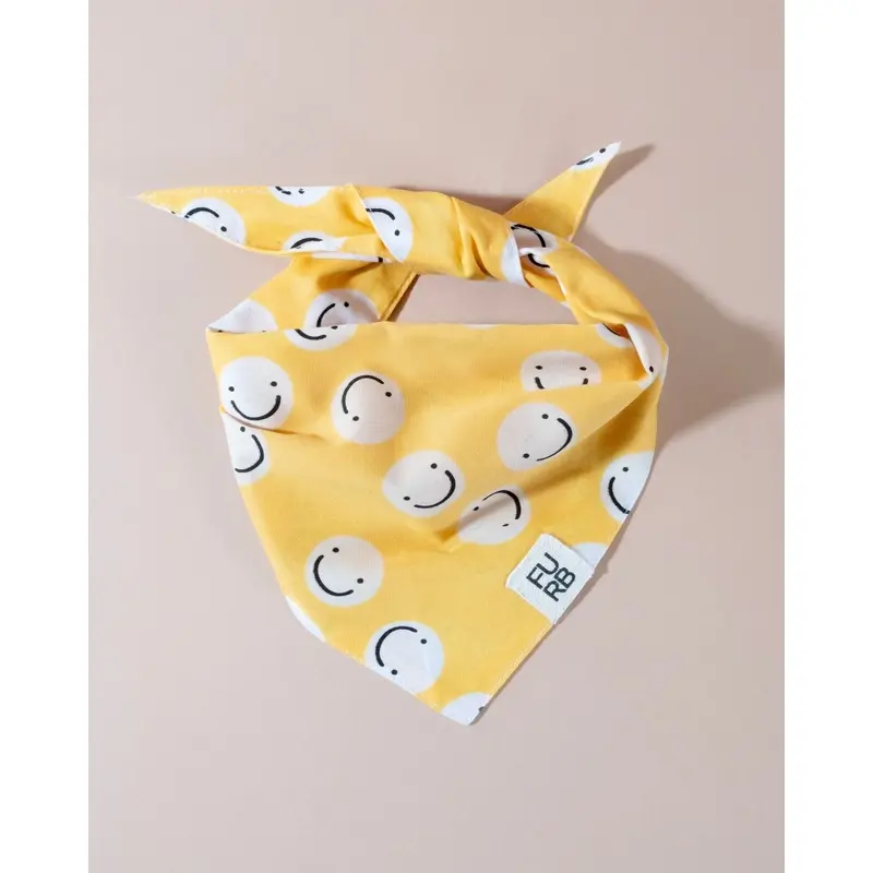 Stella Smiley Face Yellow Bandana