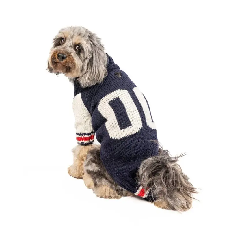 Winning Play Navy Varsity Dog Sweater