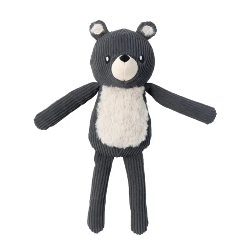 Bear Necessities Slate Bear Plush Dog Toy