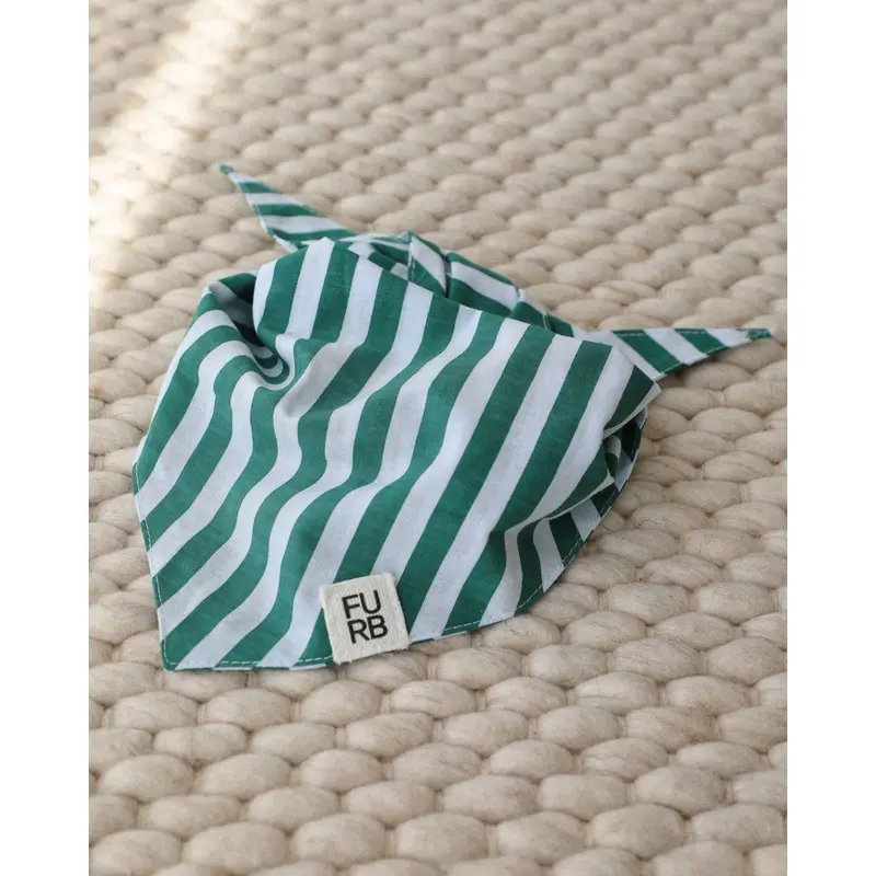 Yacht Walk Green Stripe Crew Bandana