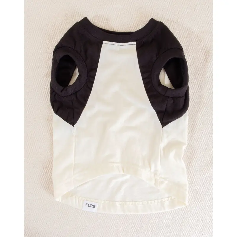 Stay Gold Ivory + Black Muscle T-Shirt