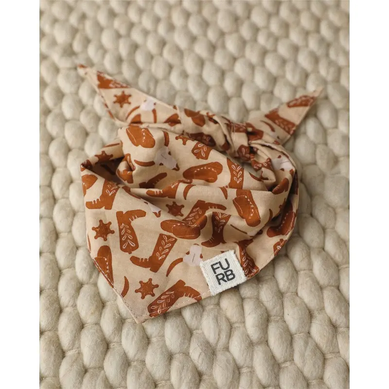 Buckaroo Western Print Dog Bandana