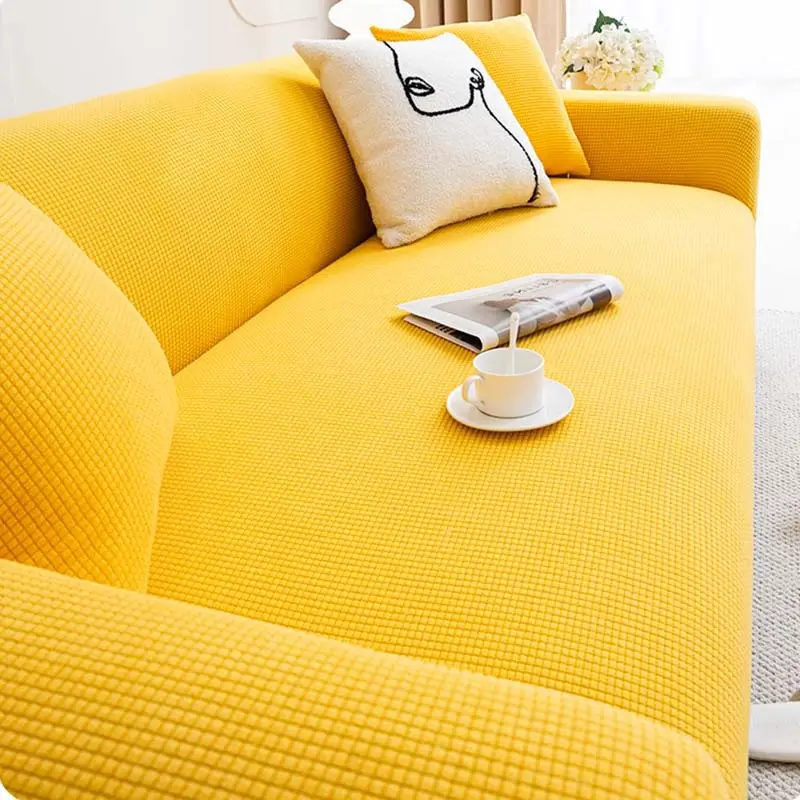 Soft Fleece Full-wrapped Furniture Protector Couch Cover