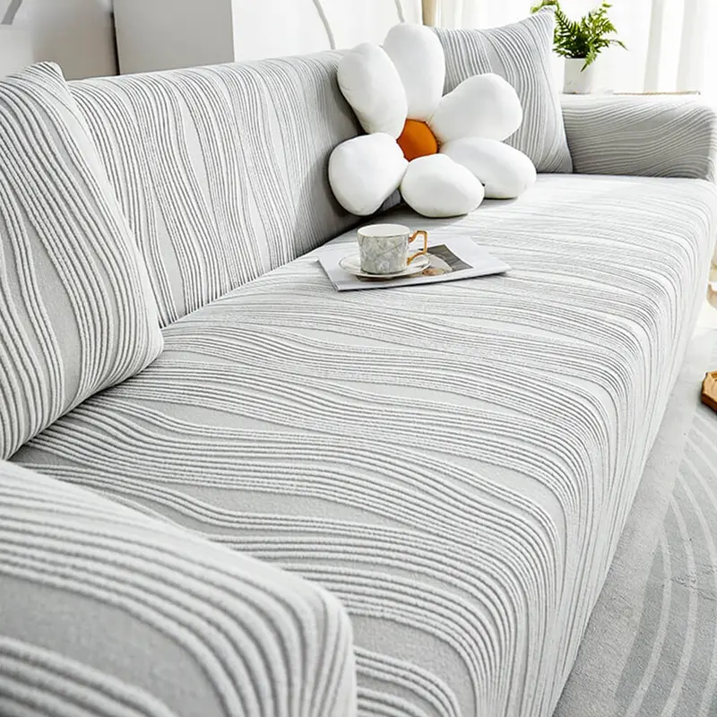 Jacquard Stretch Full-Cover Anti-scratch Couch Cover