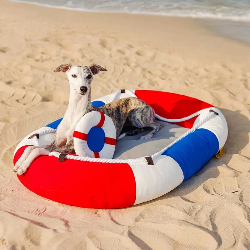 Summer Cooling Waterproof Boat-Shaped Pet Bed or Pillow  Chill Raft