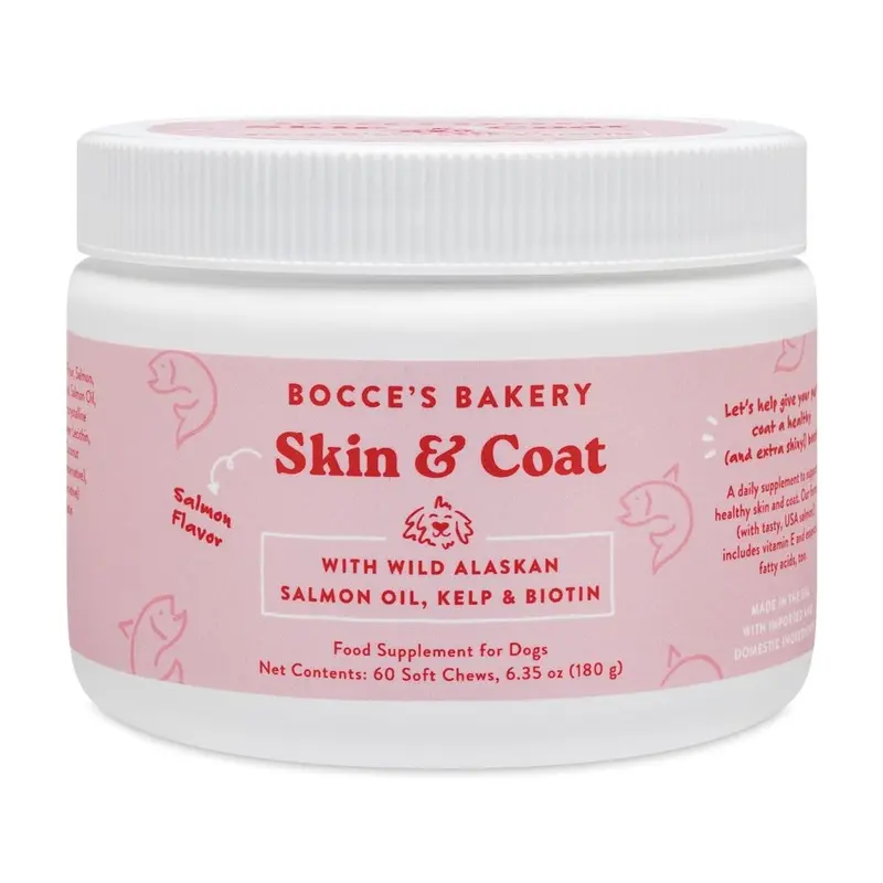 Bocce's Bakery Skin & Coat Supplement - Salmon Flavor