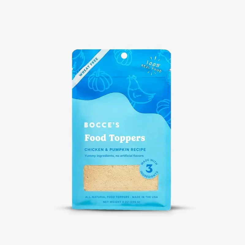 Bocce's Bakery Chicken & Pumpkin Wheat-Free Dog Food Topper