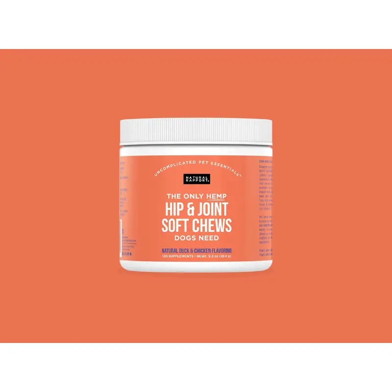The Only Hip & Joint Soft Chews Dogs Need: 120 count jar