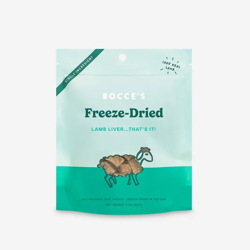 Bocce's Bakery Lamb Liver Freeze-Dried Treats