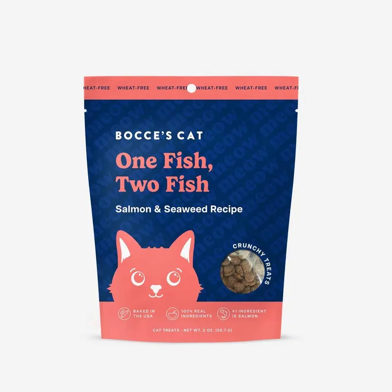 Bocce's Bakery One Fish, Two Fish Crunchy Cat Treats