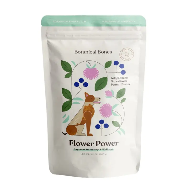 Botanical Bones - Flower Power Cookies - All Natural, Organic Dog Treats