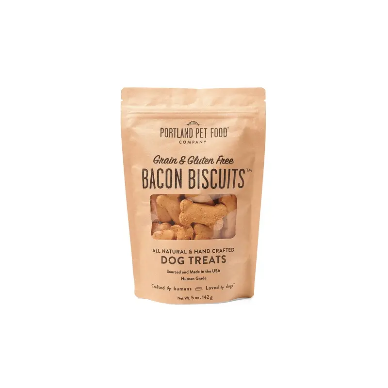 Grain and Gluten Free Bacon Dog Biscuits