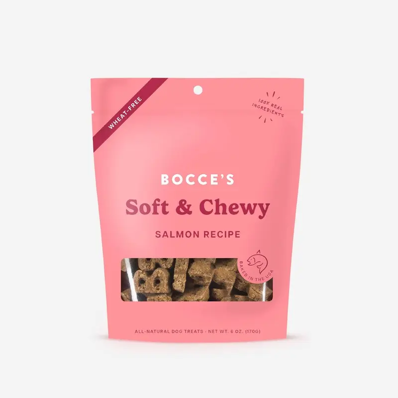 Bocce's Bakery Soft & Chewy Salmon Recipe Dog Treats