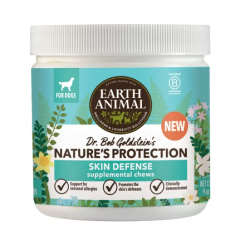 Earth Animal Dog Cat Natures Protection Skin Defense Chews