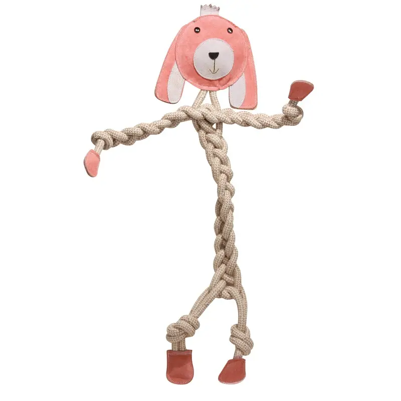 Bunny Natural Rope Knottie, Large (9mm d.) Dog Toy