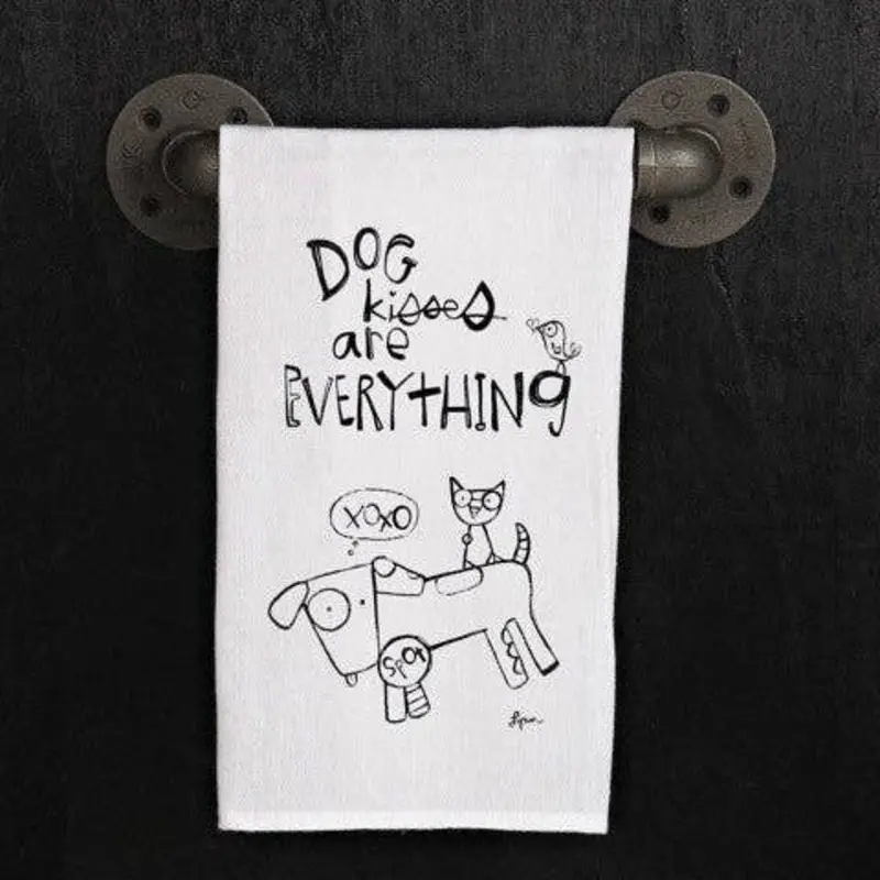 Second Nature by Hand - Dog kisses cure everything. - Artist: Lynn Sanchelli