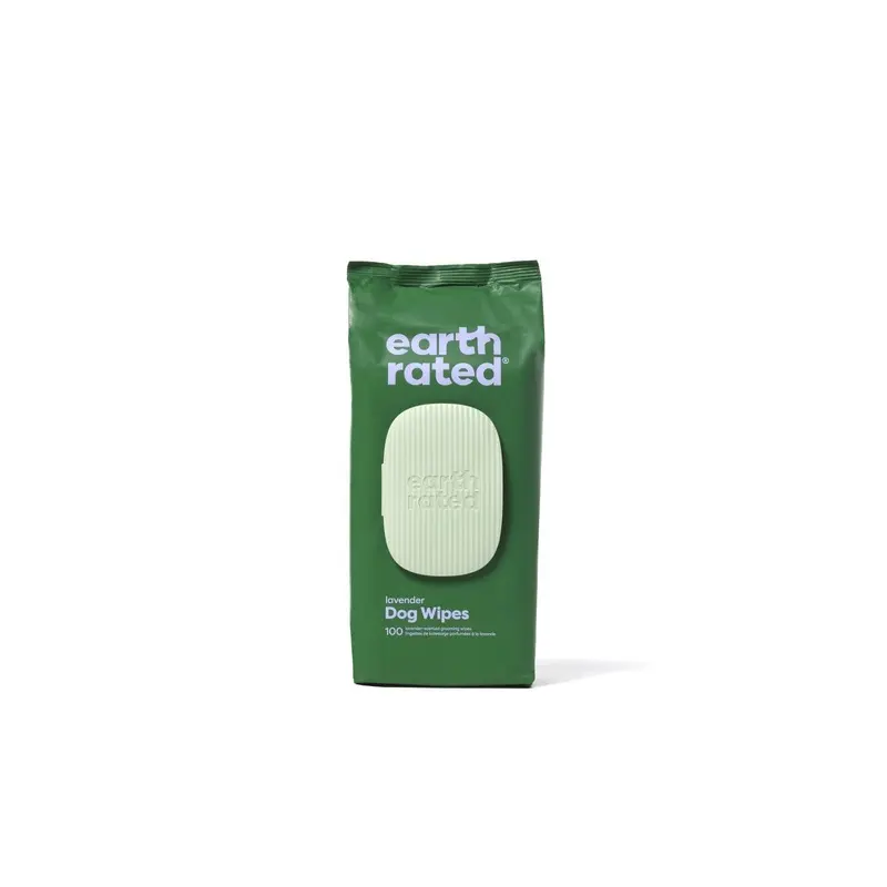 Earth Rated Lavender Dog Grooming Wipes 100ct