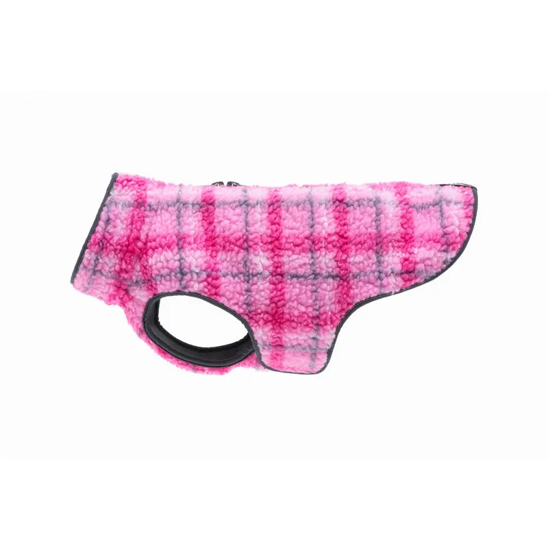 RC Pet Tundra Fleece Pullover - Peony Plaid