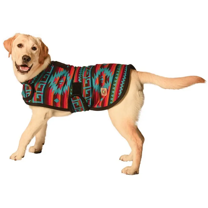 Chilly Dog Dog Blanket Coat Desert Rose
