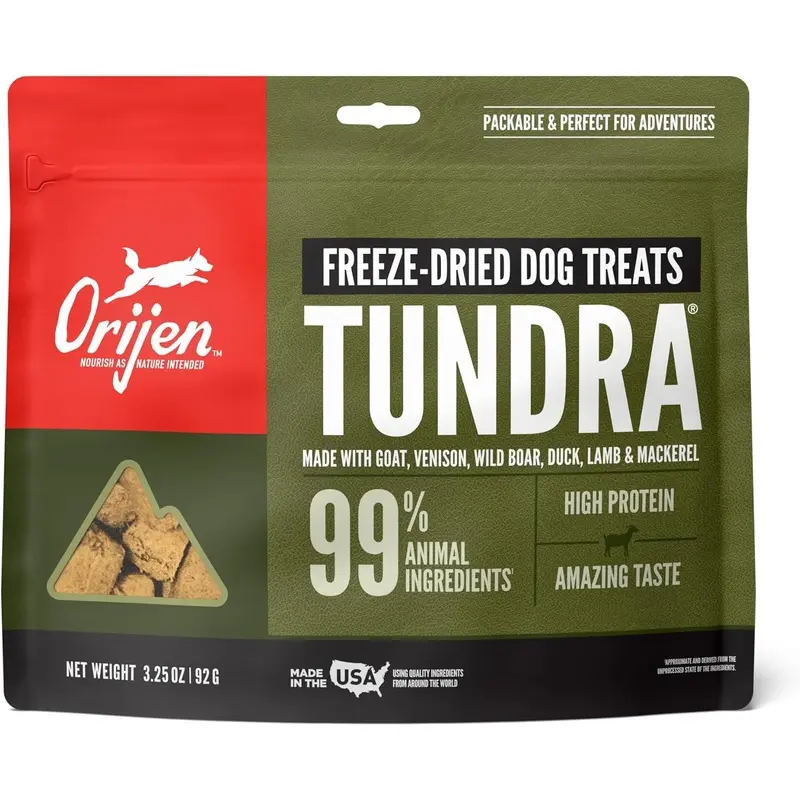 Orijen Freeze Dried Dog Treat-Tundra : 3.25 oz