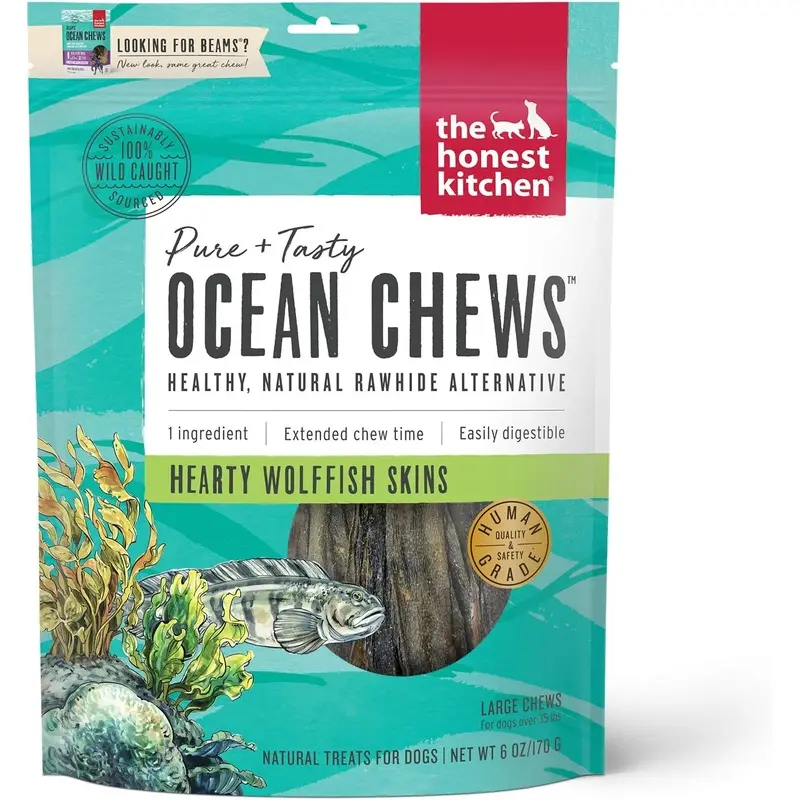The Honest Kitchen Treats-Beams Wolffish : 6 oz