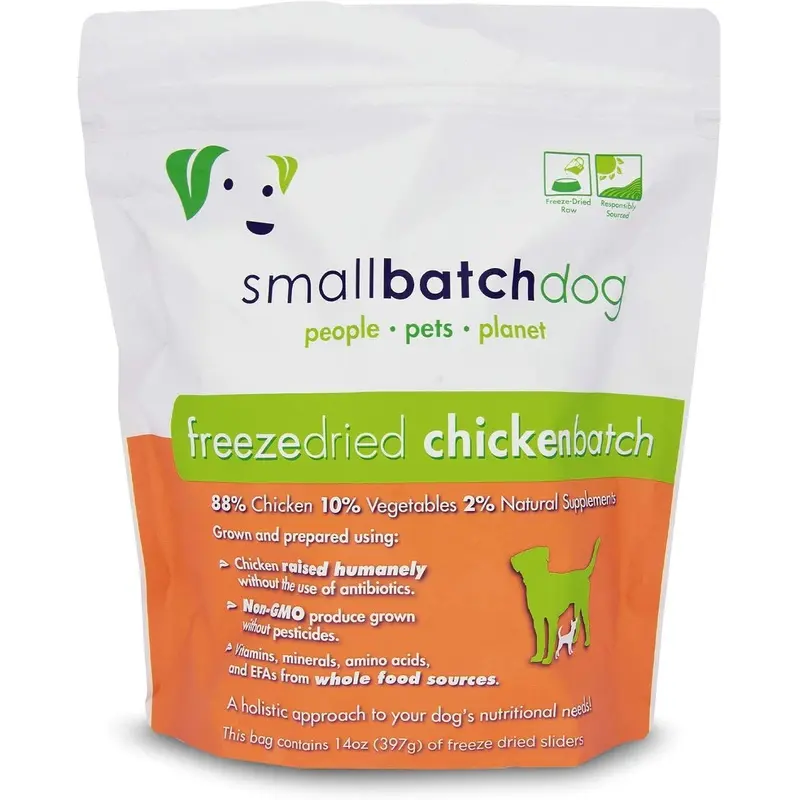 Small Batch Freeze Dried Dog Food -Chicken : 14 oz