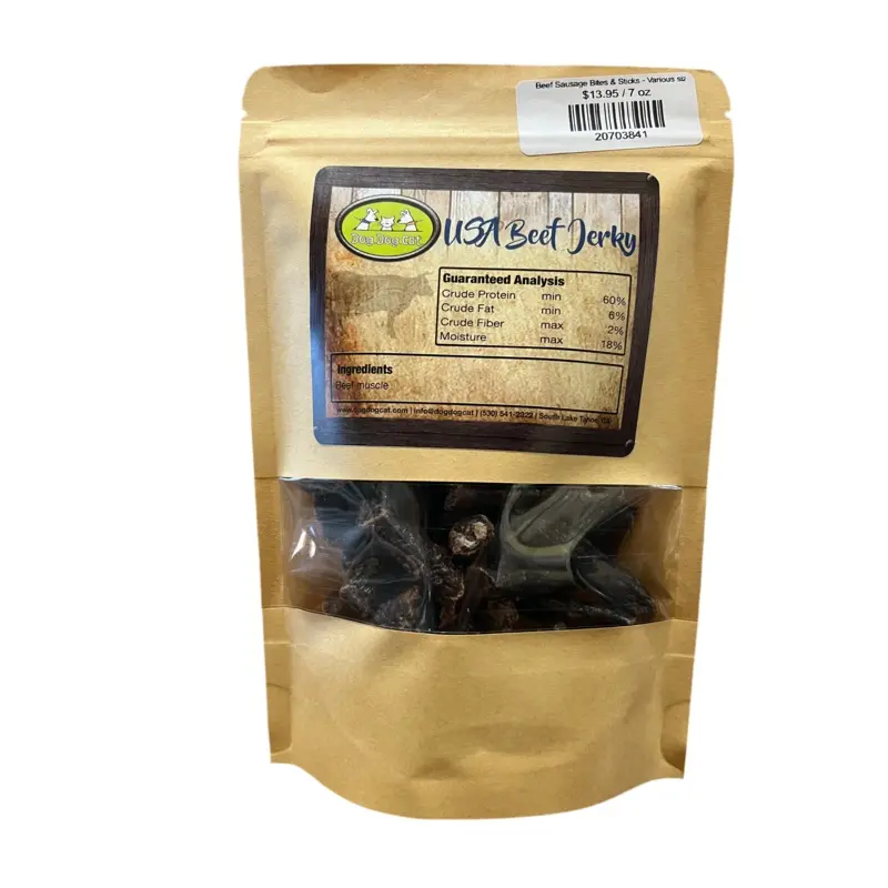 Beef Sausage Bites & Sticks - Various sizes