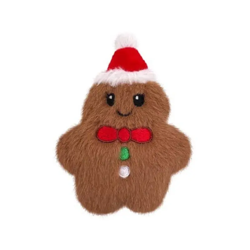 KONG Holiday Snuzzles Gingerbread Plush Dog Toy