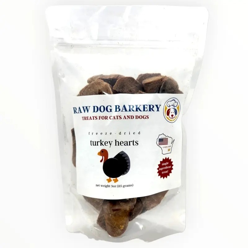 Turkey Hearts Freeze Dried