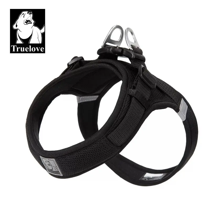 TrueLove Mesh Dog Harness TLH3013  - Black