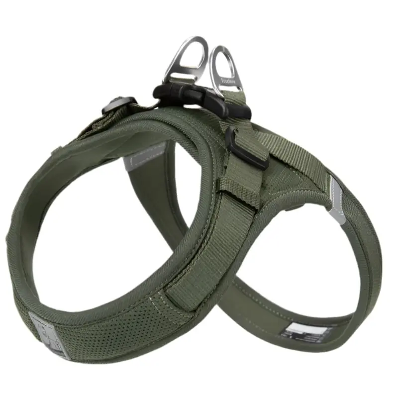 TrueLove TLH3013 Mesh Dog Harness- Moss Green