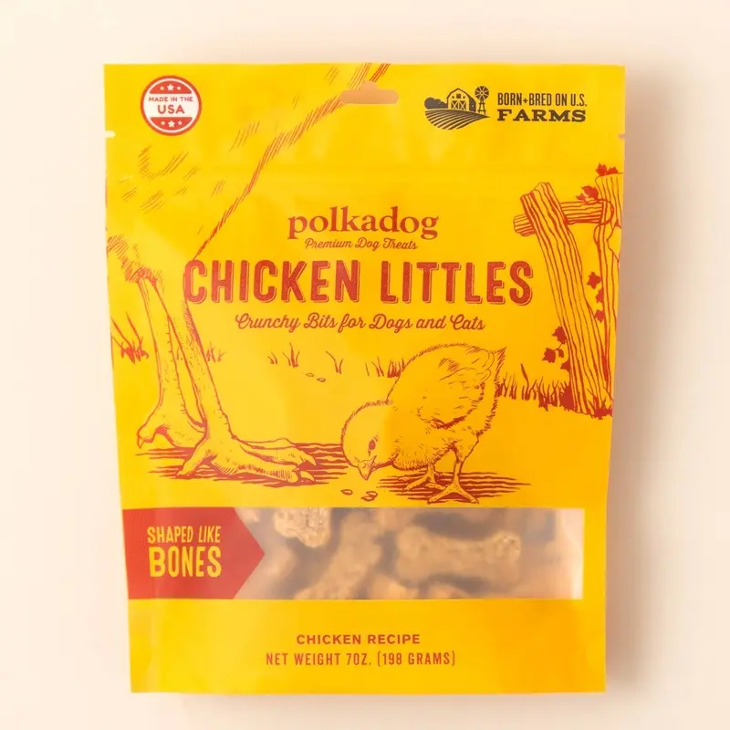 Polkadog - Chicken Littles (Bone Shaped) - 7oz - Dog Treats