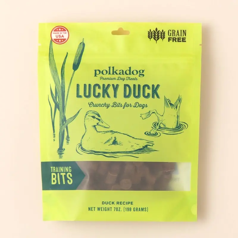 Polkadog - Lucky Duck Training Bits  -Dog Treats
